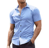 Muscle Men Shaping Simple Shirt