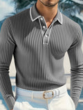 Men's POLO Long-sleeved Shirt