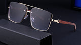 European And American Square Cut Sunglasses For Men