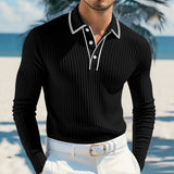 Men's POLO Long-sleeved Shirt