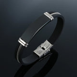Stylish Black Steel Punk Bracelet
