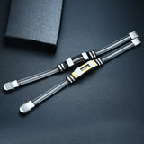 Stylish Black Steel Punk Bracelet