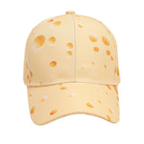 Personalized Fashion Cheese Pattern Full Printed Peaked Cap