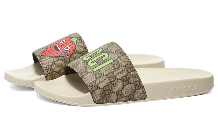 (WMNS) Gucci GG Supreme Slide x Pablo Delcielo 'Strawberry' 703815-U1F00-8462 #