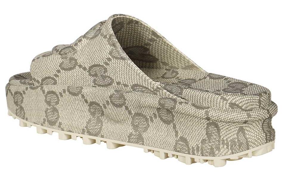 (WMNS) Gucci slide sandal with Interlocking G 'Beige' 725539-JAAC6-9742 #