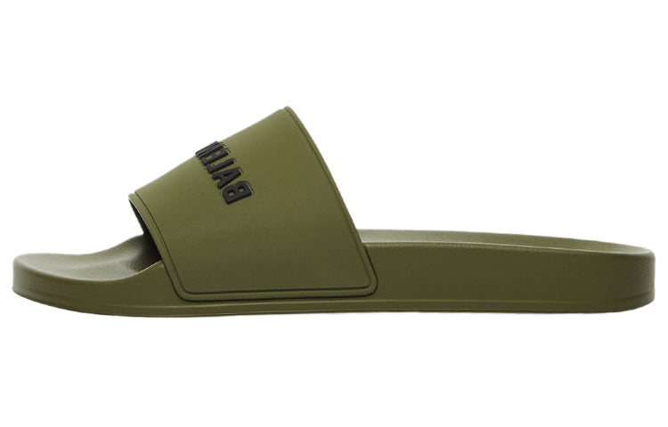 Balenciaga Pool Slides 'Green' 565826W1S803310 #