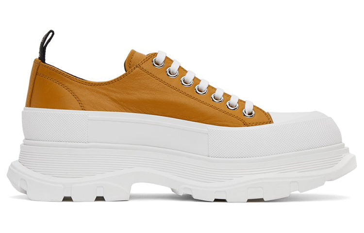 Alexander McQueen Tread Slick Sneakers 'Tan White' 627225WHZP27169 #
