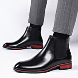 Chelsea Boots Men's Autumn Breathable Pointed Toe