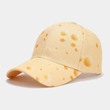 Personalized Fashion Cheese Pattern Full Printed Peaked Cap