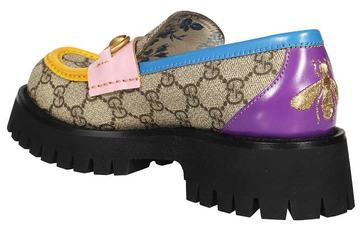 (WMNS) Gucci GG Lug Sole Horsebit loafer 'Multicolor' 727170-FABBW-9785 #.