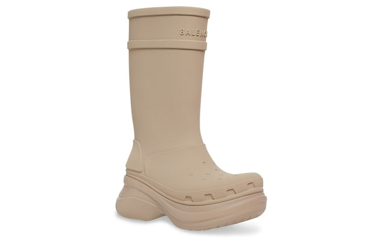Crocs x Balenciaga Boots 'Beige' 677384W1S8E2500 #