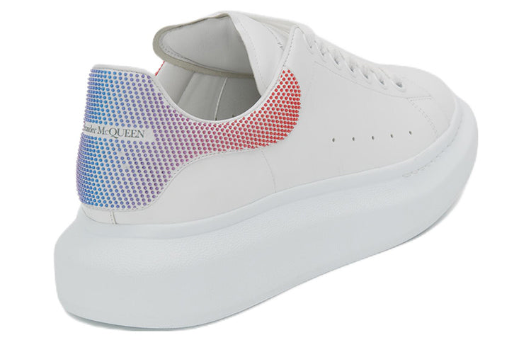 Alexander McQueen Thick-soled Low-top Sneakers 'White Pink Purple' 711139WICG48983 #