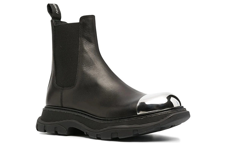 Alexander McQueen Tread Slick Boot 'Black Silver' 634614WHXHF1081 #