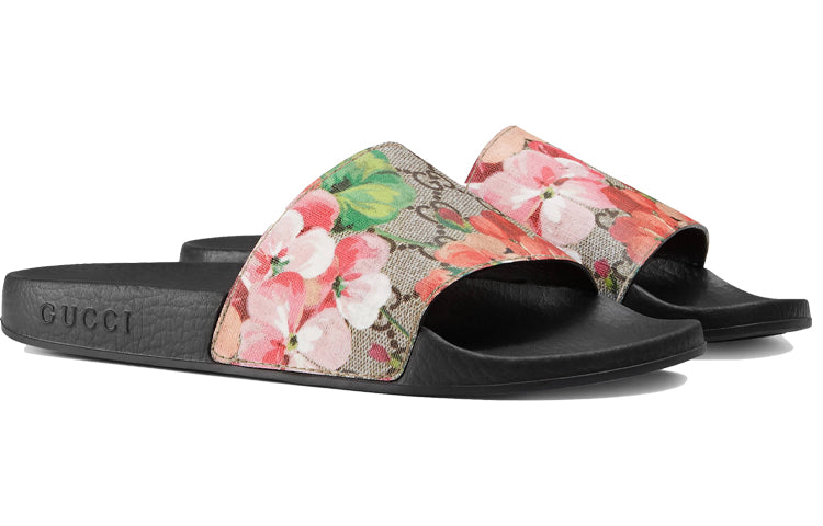 (WMNS) Gucci GG Supreme Slide 'Blooms' 408508-KU200-8919 #