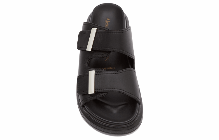 (WMNS) Alexander McQueen Hybrid Slide 'Black' 650784WHXZE1081 #