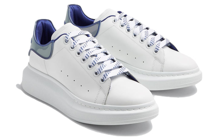 Alexander McQueen Oversized Sneakers 'White Blue Iridescent' 757704WIE868710 #