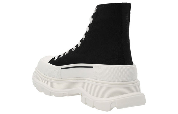 Alexander McQueen Tread Slick Boots 'Core Black White' 705659W4MV21070 #