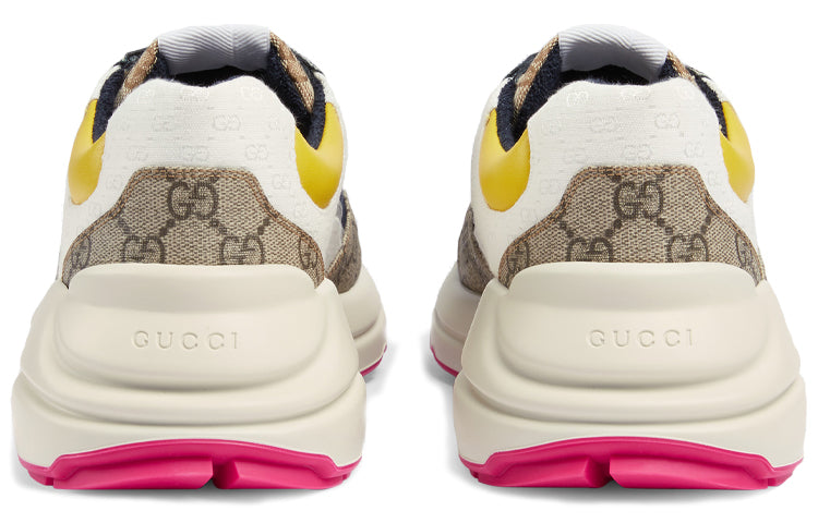 Gucci GG Rhyton 'Beige White Yellow' 619891-99WF0-4370 #