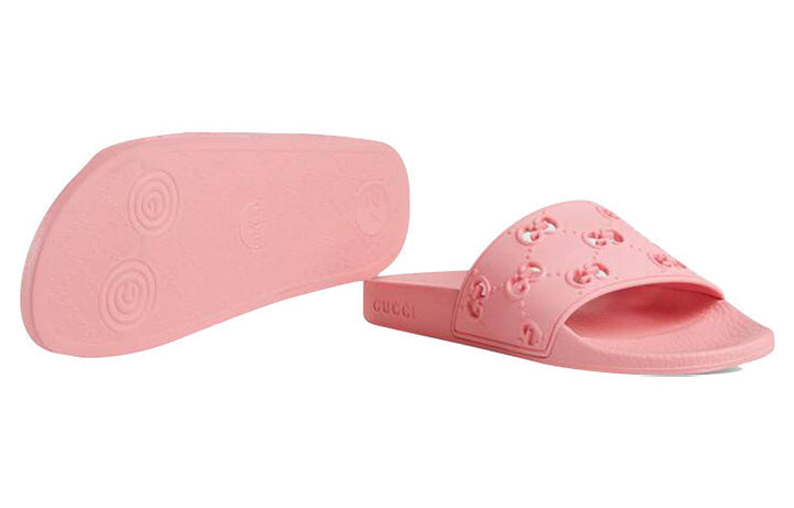 (WMNS) Gucci GG Slide Rubber 'Pink' 573922-JDR00-5846 #