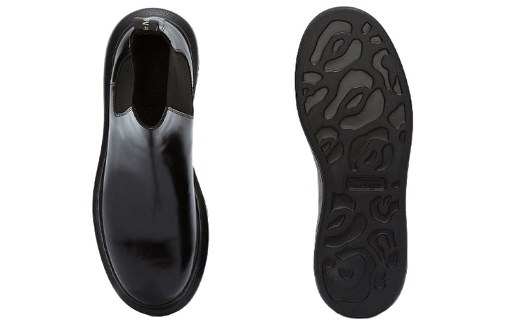 (WMNS) Alexander McQueen Hybrid Chelsea Boot 'Black' 586398WHX521000 #