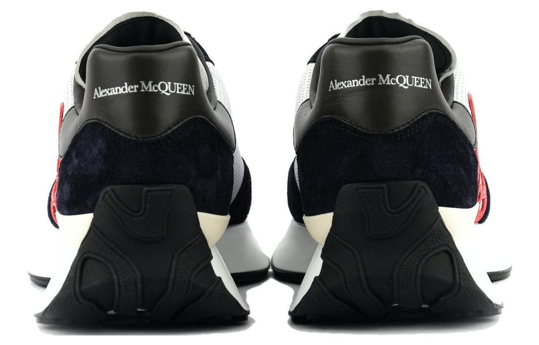 Alexander McQueen Sprint Runner 'Black White Red' 705074W4V618928 #