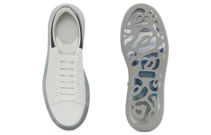 Alexander McQueen Oversized Sneakers 'Clear Sole White Navy Blue' 709817WICY19095 #