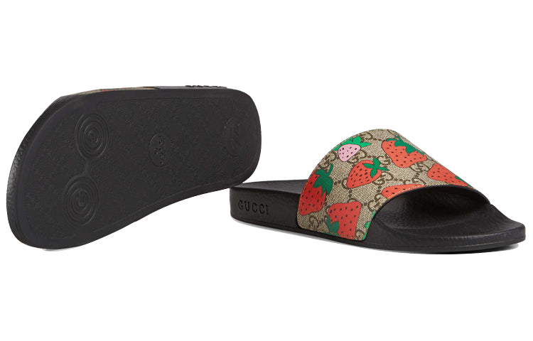 (WMNS) Gucci Slide 'Strawberry' 408508-G2200-8919 #