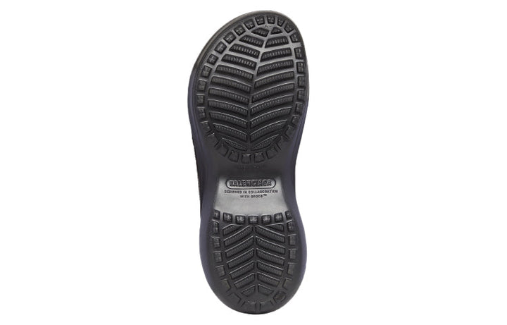 (WMNS) Balenciaga x Crocs Pool Slide Sandals 'Black' 677389W1S8E1000 #