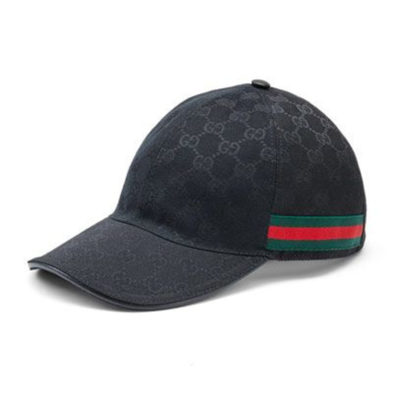 GUCCI GG canvas Original Baseball Hat web black / Style