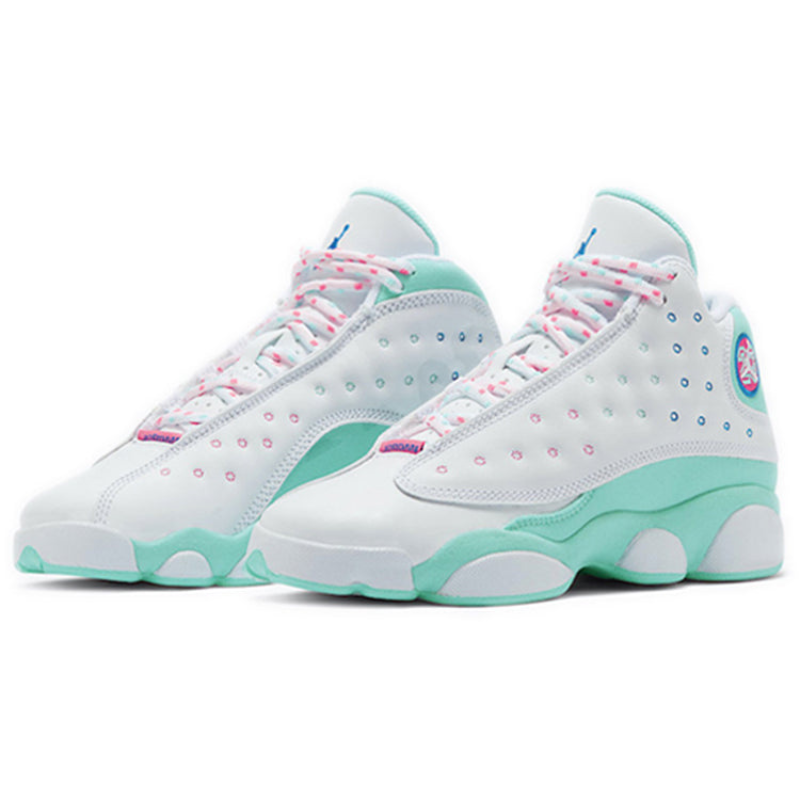 (GS) Air Jordan 13 Retro 'Aurora Green' 439358-100 #