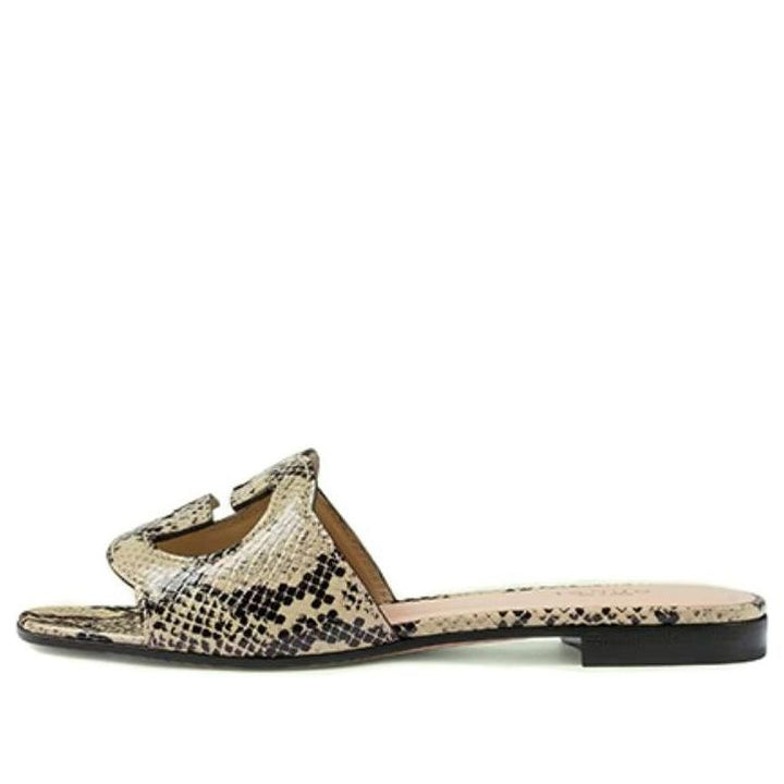 (WMNS) Gucci Cut-out Slide Sandals 'Interlocking G - Neutral' 694451-19Y00-9719 #.