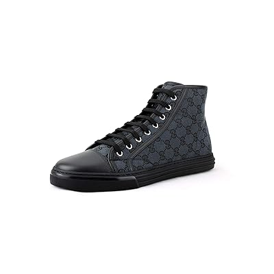 Gucci Monogram High top sneakers ' Black '.