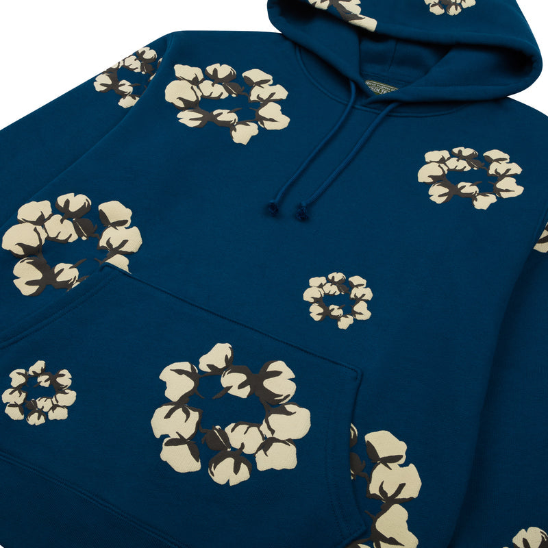 Cactus Tears Wreath Hoodie Navy