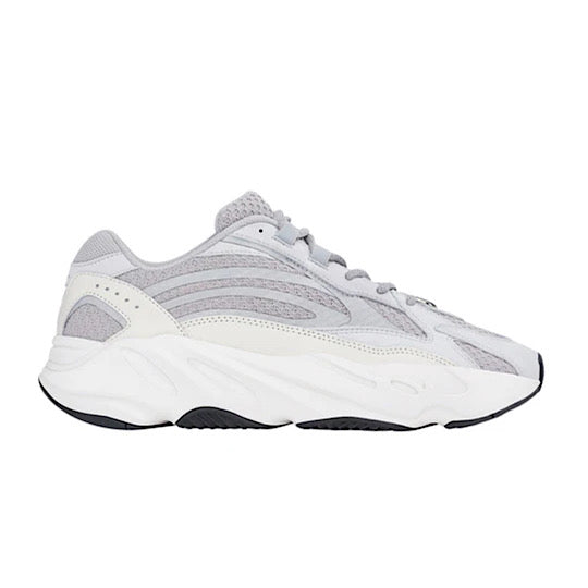 Adidas Yeezy 700 V2 Static Sneakers in White Grey - Reflective Wave Design, January 2018 Release