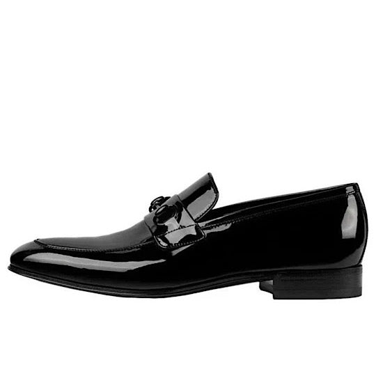 GUCCI LOAFER WITH HORSEBIT ' BLACK Patent Leather'.