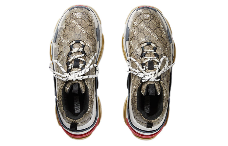 Gucci x Balenciaga Triple S Sneaker 'The Hacker Project Beige' 681066-ULZ10-9795 #.
