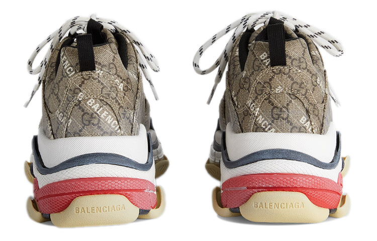 Gucci x Balenciaga Triple S Sneaker 'The Hacker Project Beige' 681066-ULZ10-9795 #.