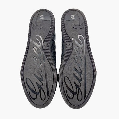 Gucci Monogram High top sneakers ' Black '.