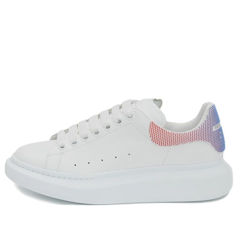 Alexander McQueen Thick-soled Low-top Sneakers 'White Pink Purple' 711139WICG48983 #