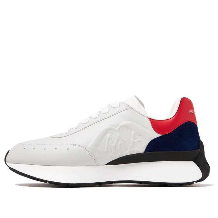 Alexander McQueen Sprint Runner Sneakers 'White Black Red' 777417WIDNF1799 #