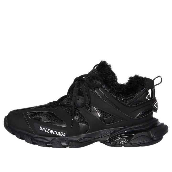 Balenciaga Track Sneaker 'Faux Fur Black' 668556W3CQ11000 #