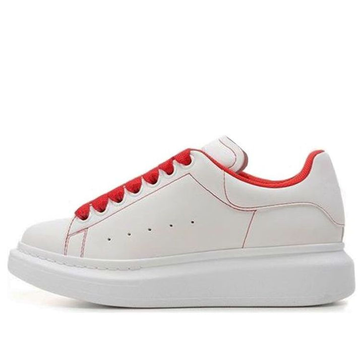 (WMNS) Alexander McQueen Larry Sneakers 'White Red' 676698W4RJ19676 #