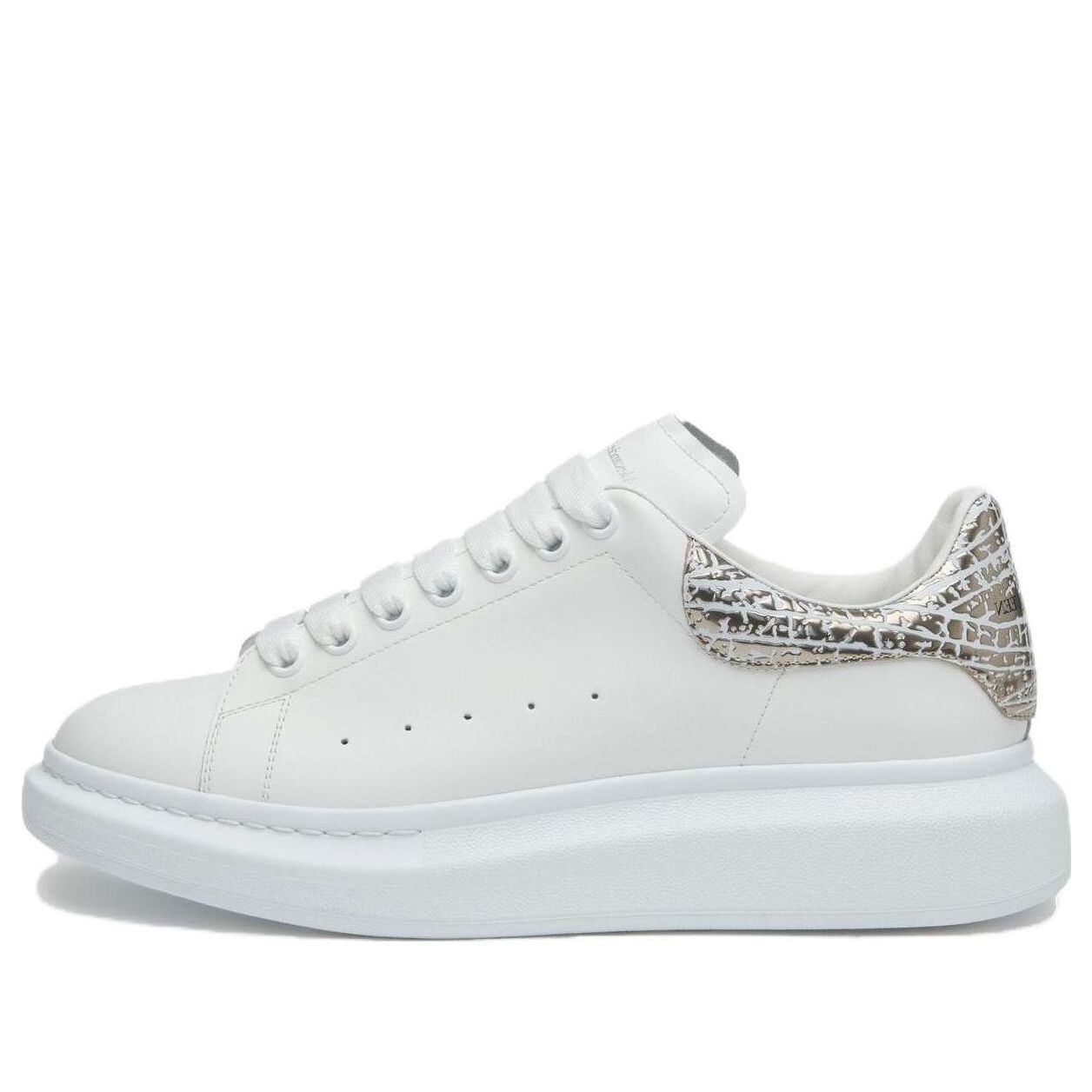 Alexander McQueen Oversized Sneakers 'White Silver' 777220WIE9I9071 #