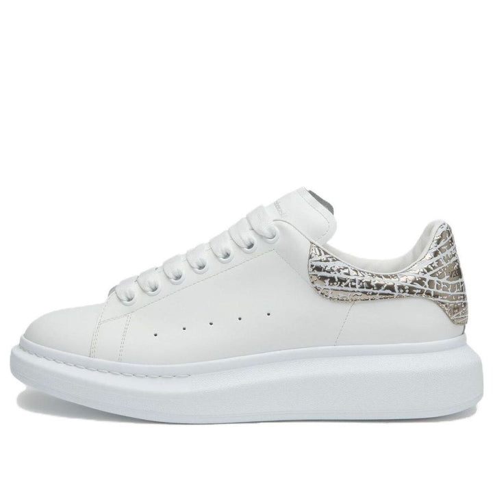 Alexander McQueen Oversized Sneakers 'White Silver' 777220WIE9I9071 #