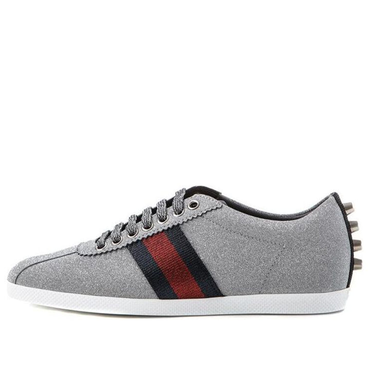 (WMNS) Gucci Web Sneaker 'Glitter Studs' 419544-KW040-8162 #