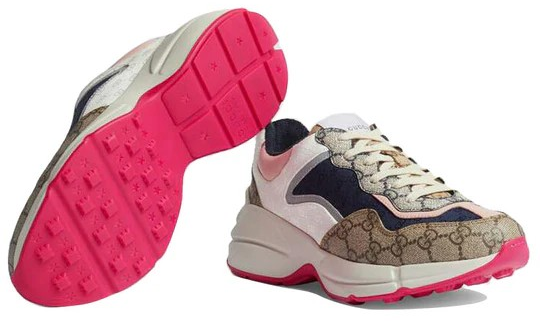 GUCCI Rhyton " Beige white pink ".